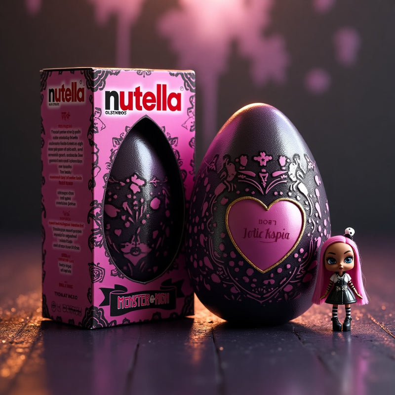 Ovo de Páscoa Nutella + Monster High – 500g - [BRINDE GRÁTIS]